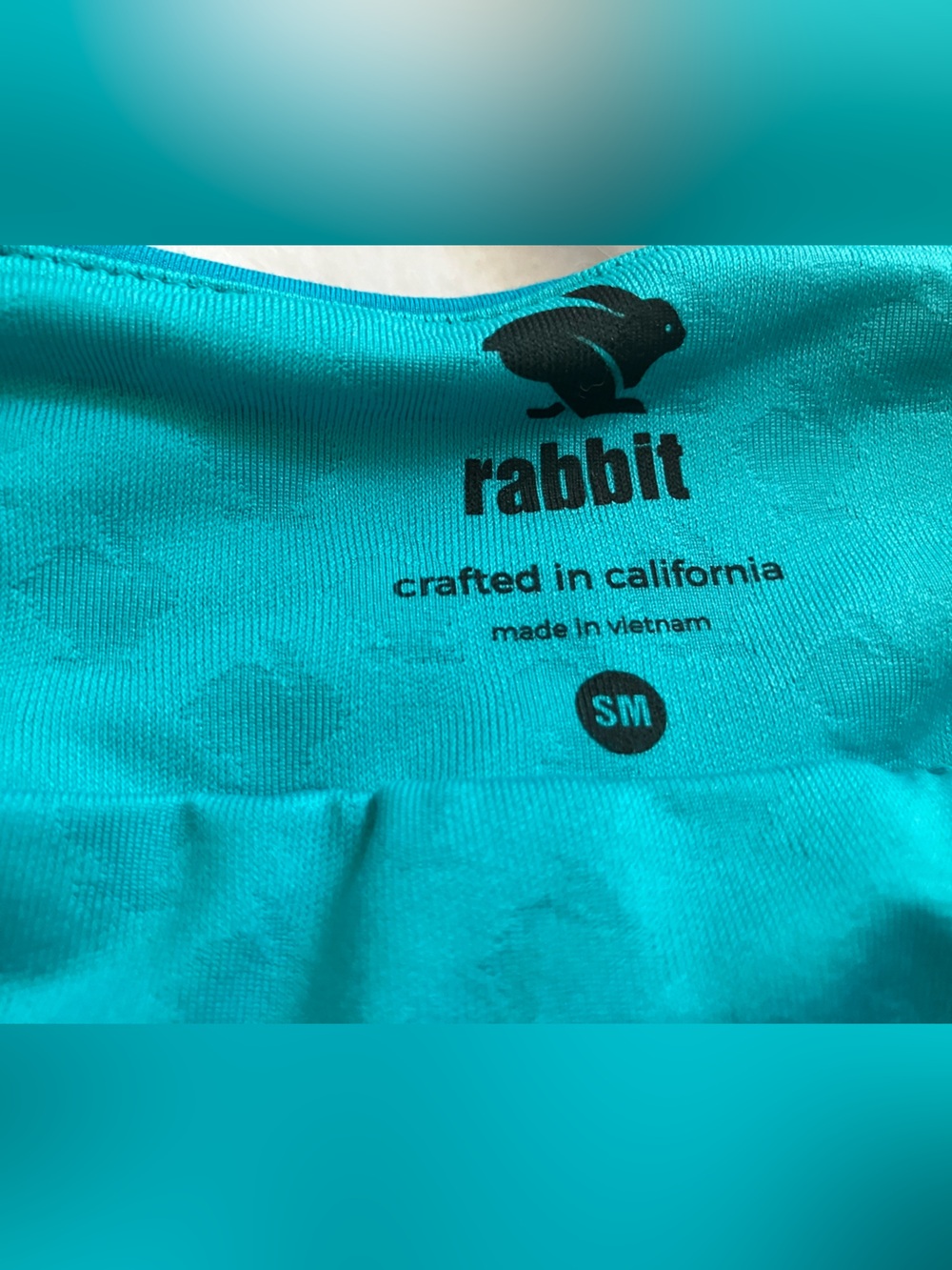 Athletic Women's Shorts - Teal Floral Print - Picture 3 of 4